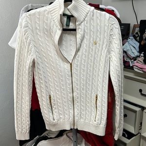 VINTAGE Ralph Lauren zip up sweater jacket